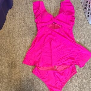 Kids Pink One Piece Swimsuit